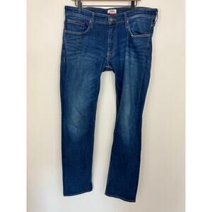 Tommy Jeans Men’s Straight Fit Denim Jeans Size 38x36 Medium Wash